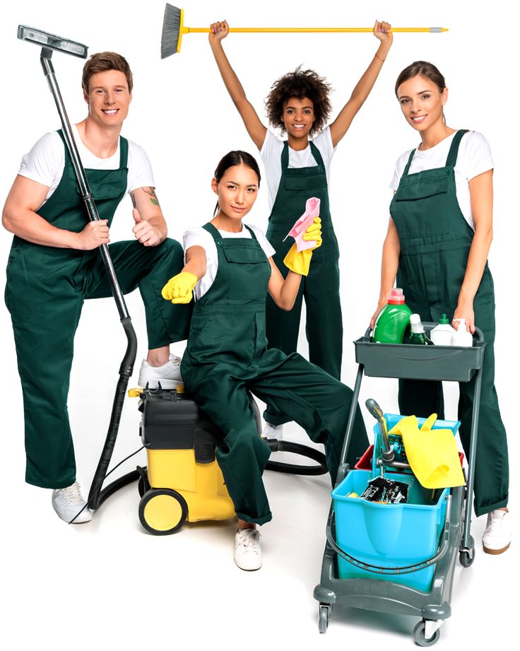 فريق عمل فريق عمل سعودي يقوم بتنظيف شقة في جازان