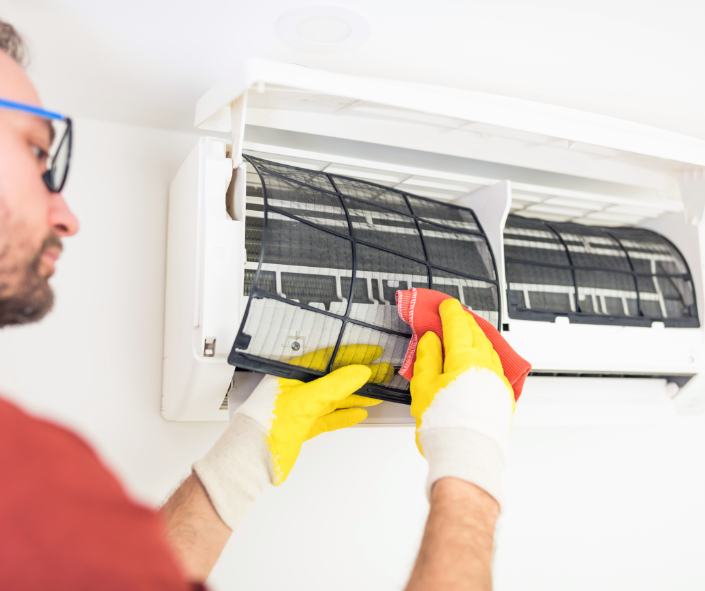 غسيل مكيفات سبليت في المضايا