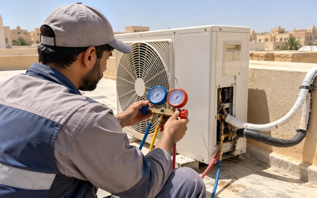 خدمات تعبئة فريون المكيف