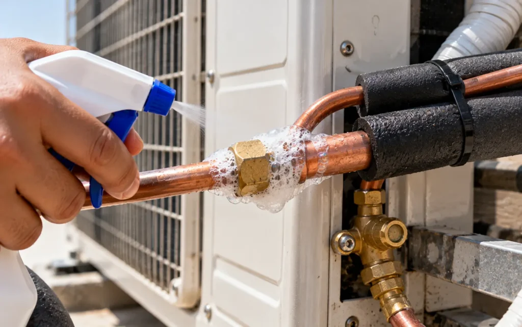خطوات تعبئة فريون مكيفات