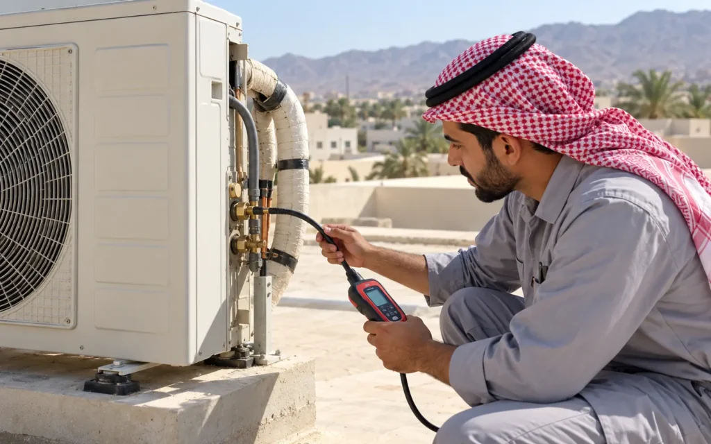 خطوات إصلاح تسرب غاز المكيفات